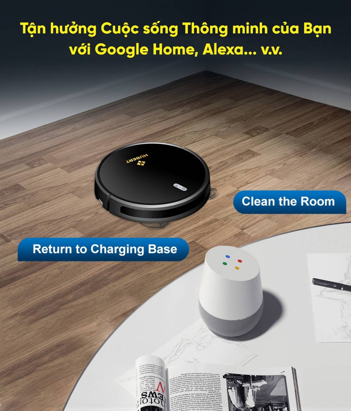 Robot hút bụi Hubert HB-A68-plus /Hình số 15